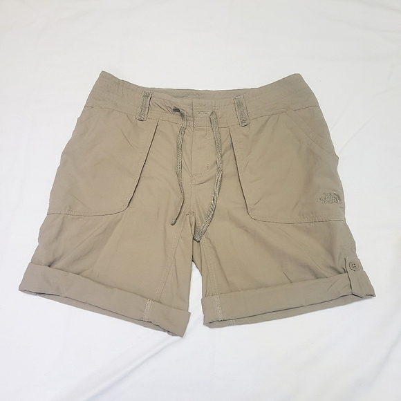 The North Face Khaki Hiking Shorts Size 10 Long - Picture 1 of 11